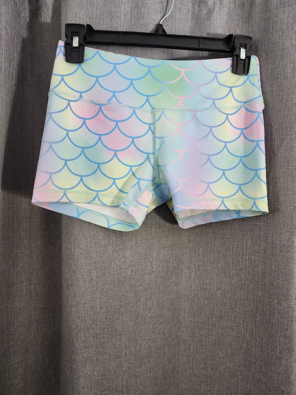 Feed Me Fight Me Pastel Mermaid Scale Sport Shorts
